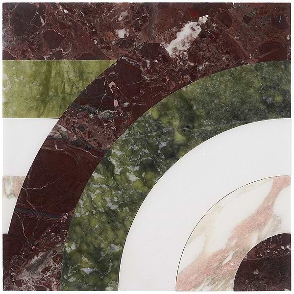 Arc Rainbow 12x12 Polished Marble By Elizabeth Sutton: Pattern 1