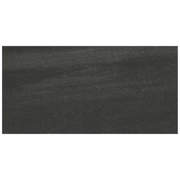 Karo Black 12x24 Matte Porcelain Tile