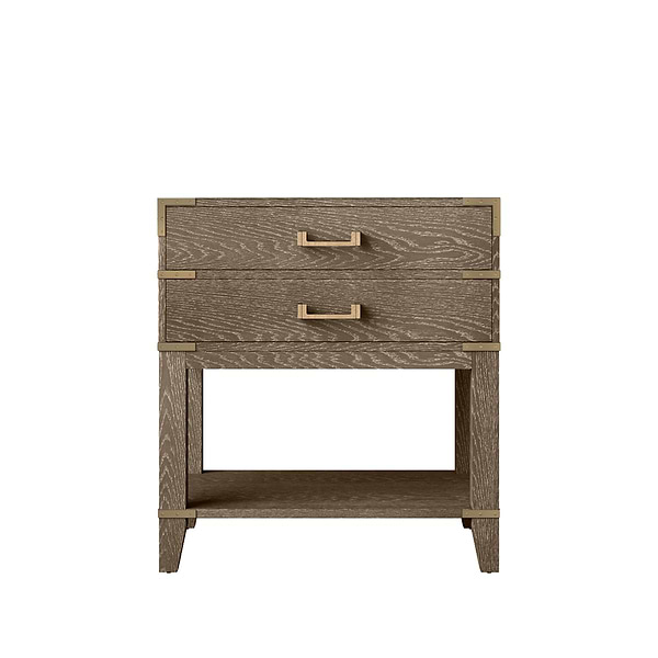Calico Gray Oak 30" Single Vanity with Carrara Marble Top