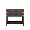 Calico Brown Oak 36" Single Vanity with Carrara Marble Top