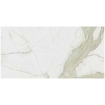TileBarXL Marmi Slim White Calacatta 30"x60" Polished Porcelain Slab