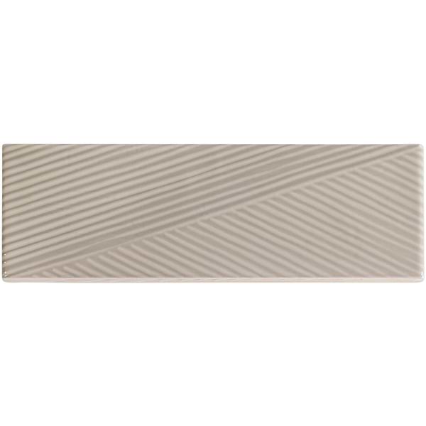 Enigma Gray Pearl 2x8 Polished Ceramic Tile