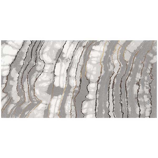 Agate Art Smoke Gray 24x48 Artisan Decor Polished Porcelain Tile