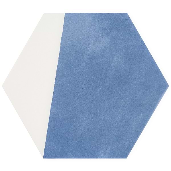HexArt Pop Azul 8" Hexagon Matte Porcelain Tile