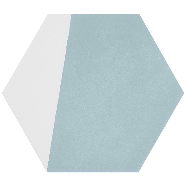 HexArt Pop Turquoise 8" Hexagon Matte Porcelain Tile
