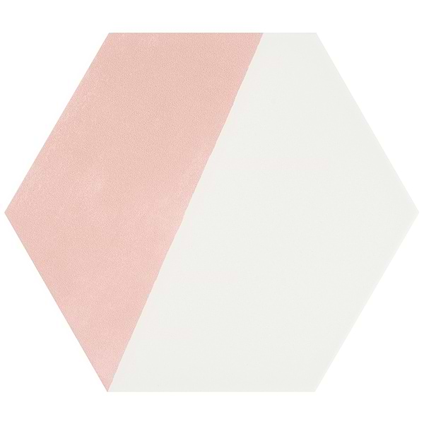HexArt Pop Rose 8" Hexagon Matte Porcelain Tile