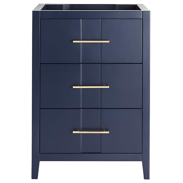 Iconic Navy and Gold 24" Single Vanity without Top