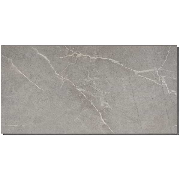 Optoro Chauny Marble Dark Beige 28mil Wear Layer Rigid Core Click 12x24 Luxury Vinyl Tile
