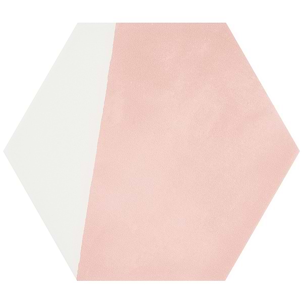 HexArt Pop Rose 8" Hexagon Matte Porcelain Tile