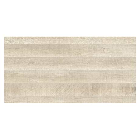 Kenridge Waves White 24x48 Wood Look Matte Porcelain Tile