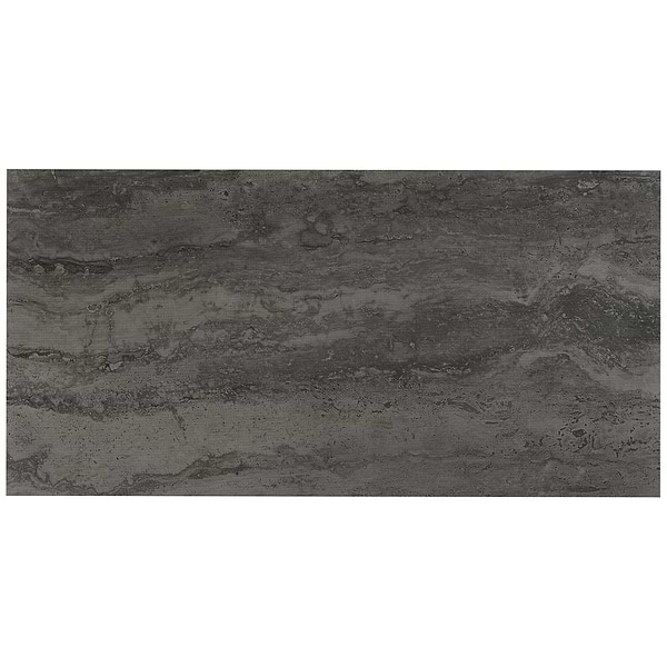 Tepoca Night Black Loose Lay 12x24 Luxury Vinyl Tile