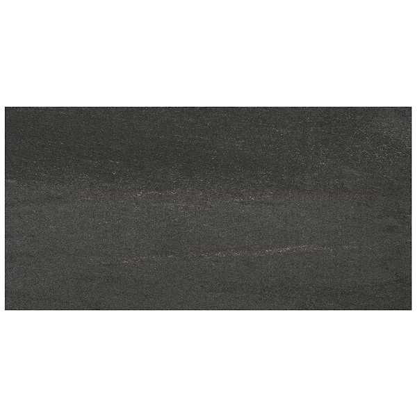 Karo Black 12x24 Matte Porcelain Tile
