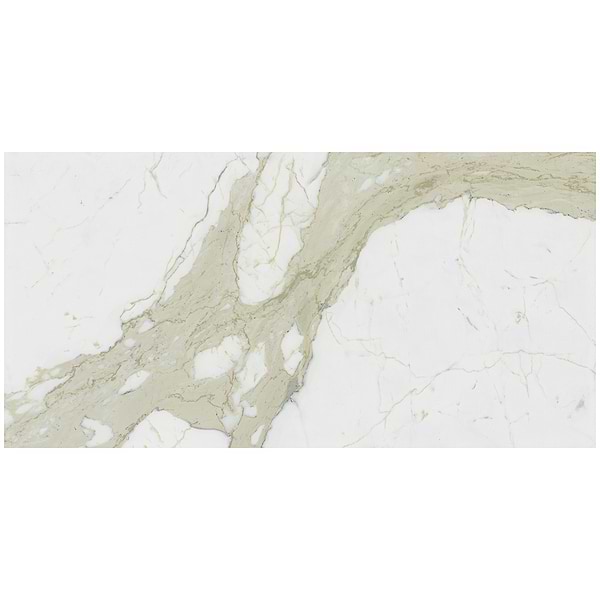TileBarXL Marmi Slim White Calacatta 30"x60" Polished Porcelain Slab