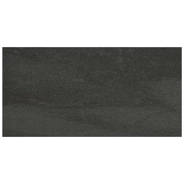 Karo Black 18x36 Matte Porcelain Tile