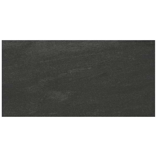 Karo Black 12x24 Matte Porcelain Tile