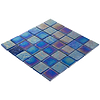 Laguna Iridescent Indigo 2x2 Glass Tile