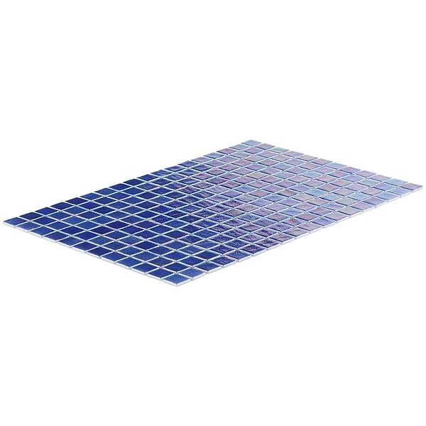 Sample-Swim Blue Lagoon 1x1 Glass Polished Mosaic Tile