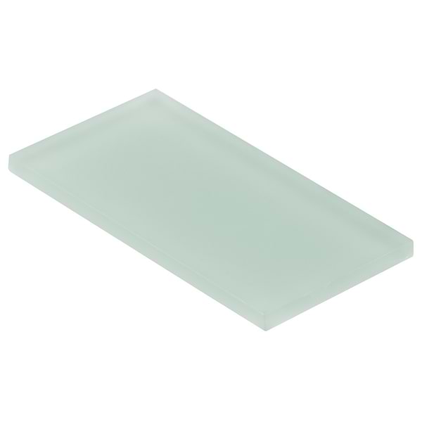 Loft Seafoam 3x6 Frosted Glass Subway Wall Tile 