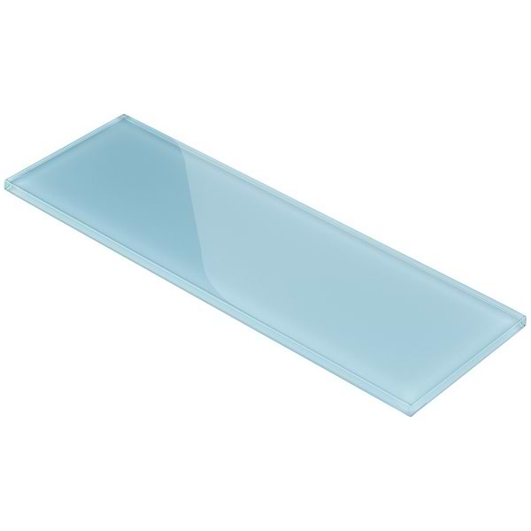 Loft Turquoise 4x12 Polished Glass Tile