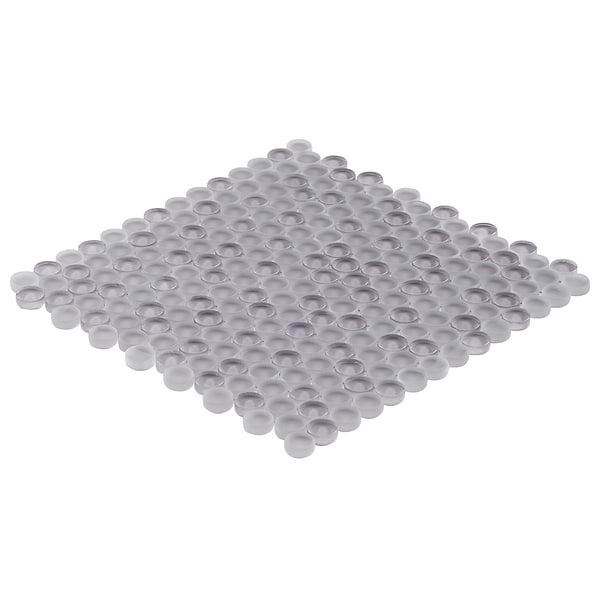 Loft Wisteria 3/4" Penny Round Glass Tile