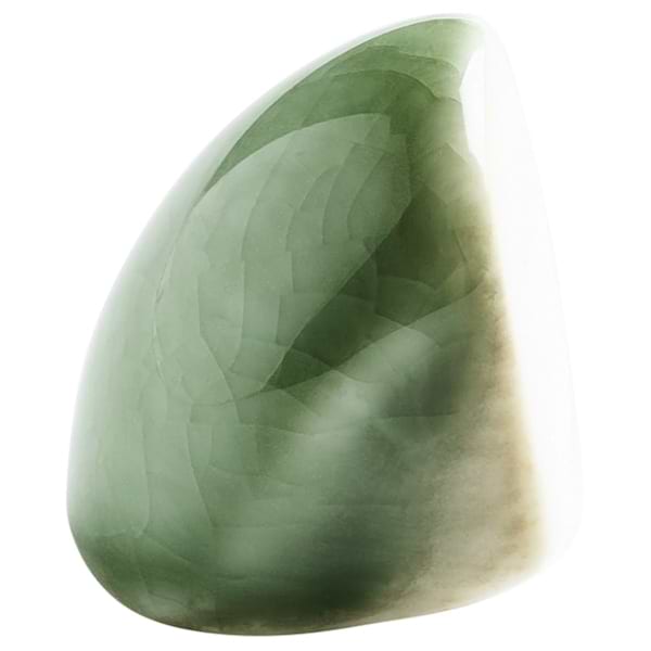Nabi Fern Green 1x1 Crackled Glossy Glass Pencil Corner Piece