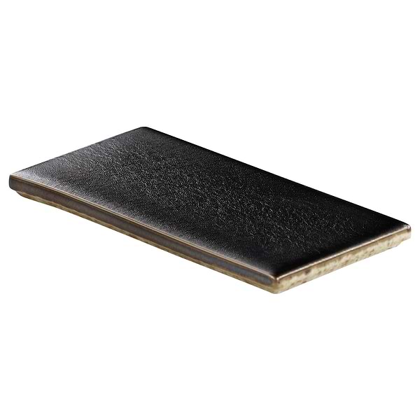 Disco-Nabi Gunmetal 3x6 Crackled Glass Wall Tile
