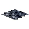 Kai Royal Blue 1x2" Herringbone Crackled Glossy Porcelain Mosaic Tile