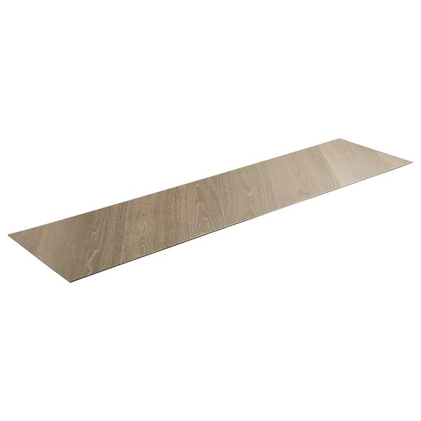 Aspen LVT Chevron Smoky 12x48 Luxury Vinyl Plank in Gray, View 6, open zoomed image