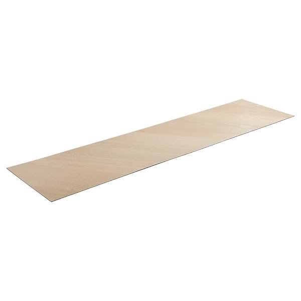 Aspen LVT Chevron Whisper 12x48 Luxury Vinyl Plank in Beige & Cream, View 6, open zoomed image