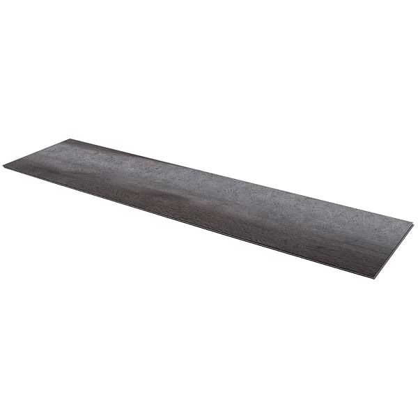 Woodcrete Charcoal Gray Rigid Core Click 12x48 Luxury Vinyl Tile