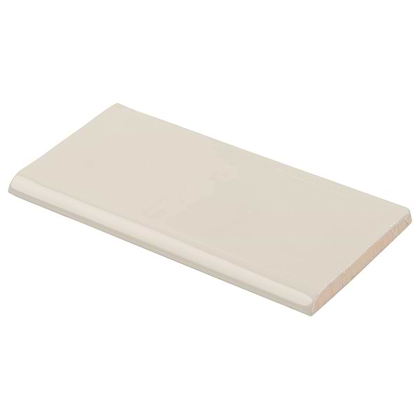 Lancaster Vanilla Cream 3x6 Ceramic Bullnose