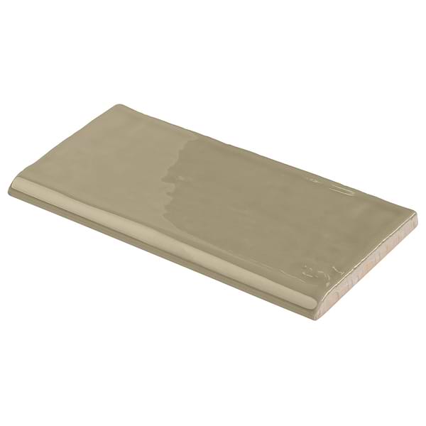 Lancaster Celery Green 3x6 Ceramic Bullnose