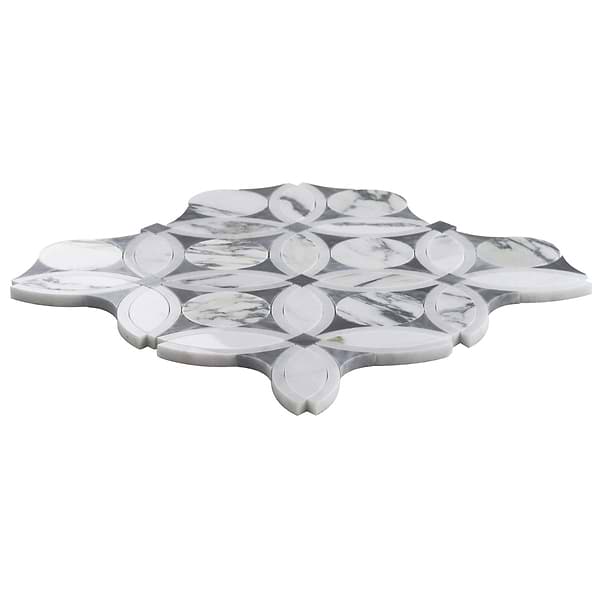 Highland Blossom Marble Polished Mosaic Tile
