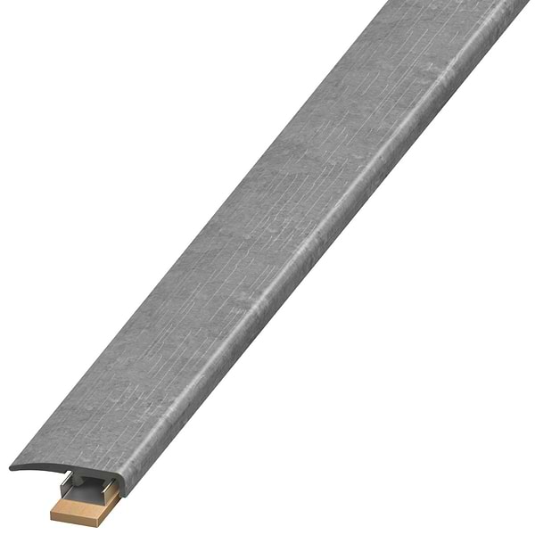 Optoro Trail Slate Dark Gray 1.38x94" LVT Slim End Cap by Versatrim
