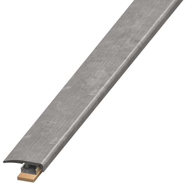 Optoro Chauny Marble Dark Beige 1.38x94" LVT Slim End Cap by Versatrim