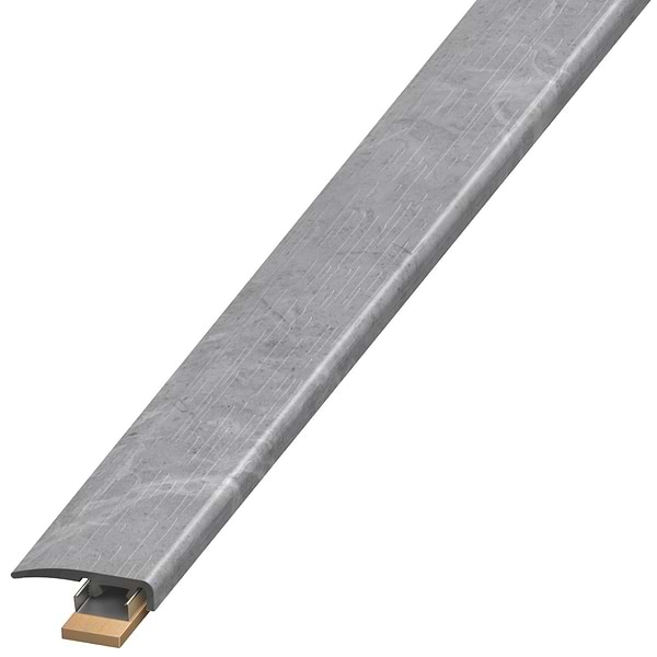 Optoro Chauny Marble Medium Gray 1.38x94" LVT Slim End Cap by Versatrim