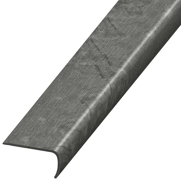 Katone Chauny Marble Dark Gray 2x1x94" LVT VersaEdge Stair Nose by Versatrim