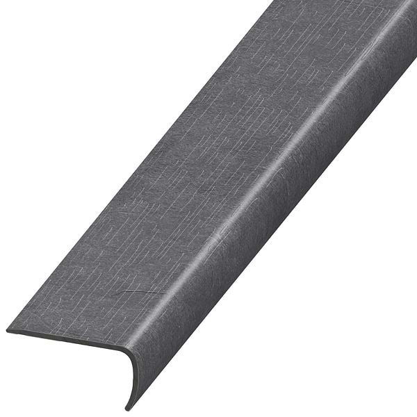 Optoro Trail Slate Black 2x1x94" LVT VersaEdge Stair Nose by Versatrim