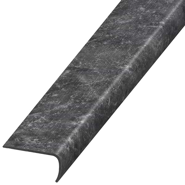 ReNew Metalcrete Charcoal 2x1x94" LVT VersaEdge Stair Nose by Versatrim