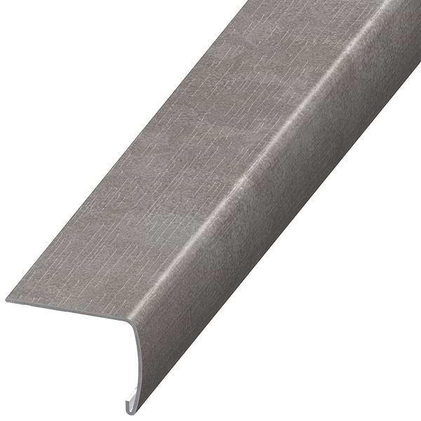 Katone Concreto Grafito 2x1.5x94" VersaEdge Xtra Tall Stair Nose by Versatrim