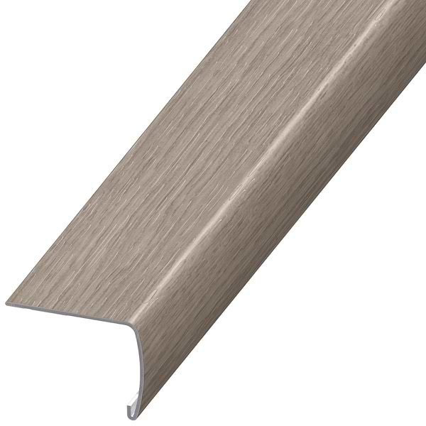 Katone Modern Oak Blanched 2x1.5x94" VersaEdge Xtra Tall Stair Nose by Versatrim
