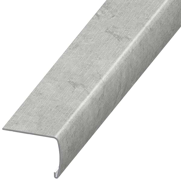 ReNew Metalcrete Platinum 2x1.5x94" VersaEdge Xtra Tall Stair Nose by Versatrim