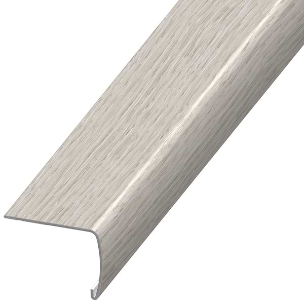 Moxy XL Ash Gray 2x1.5x94" VersaEdge Xtra Tall Stair Nose by Versatrim