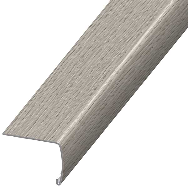 Moxy XL Lunar Gray 2x1.5x94" VersaEdge Xtra Tall Stair Nose by Versatrim