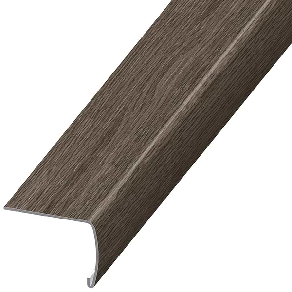 Moxy XL Graphite Gray 2x1.5x94" VersaEdge Xtra Tall Stair Nose by Versatrim