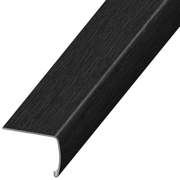 Moxy XL Night Black 2x1.5x94" VersaEdge Xtra Tall Stair Nose by Versatrim
