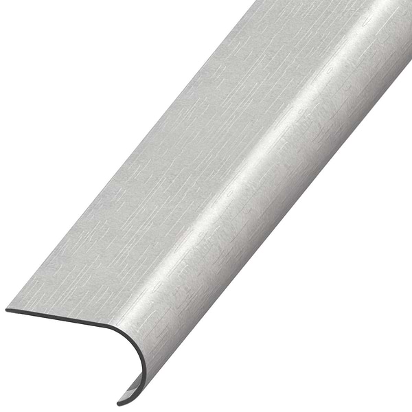 Katone Concreto Silver 2.48x1.52x94" LVT Round Stair Nose by Versatrim