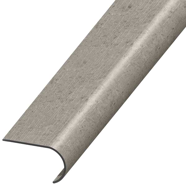 Optoro Juneau Sandstone Dark Beige 2.48x1.52x94" LVT Round Stair Nose by Versatrim
