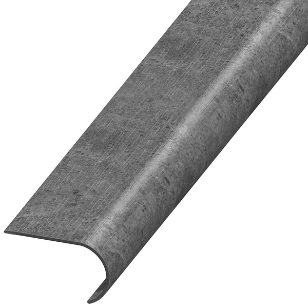Optoro Juneau Sandstone Dark Gray 2.48x1.52x94" LVT Round Stair Nose by Versatrim