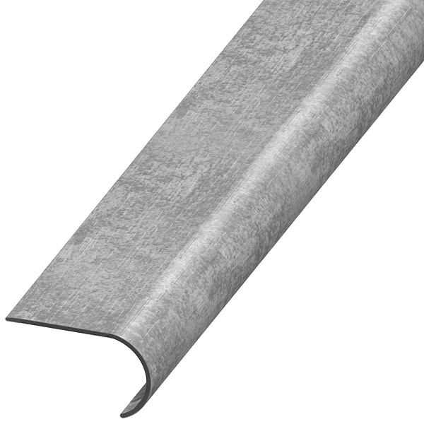 Optoro Juneau Sandstone Medium Gray 2.48x1.52x94" LVT Round Stair Nose by Versatrim